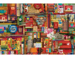 Puzzle Cobble Hill Artículos Vintage de 2000 Piezas