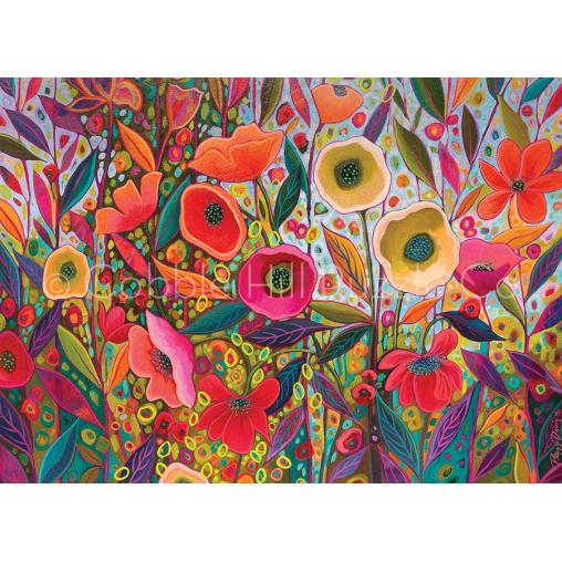 Puzzle Cobble Hill Flores de Colores de 1000 Piezas