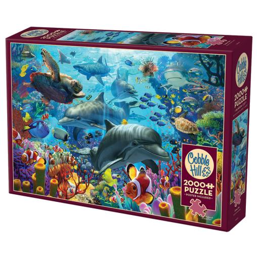 Puzzle Cobble Hill Mar de Coral de 2000 Piezas
