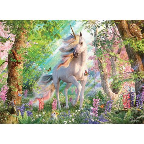 Puzzle Cobble Hill Unicornio en el Bosque XXL de 500 Piezas