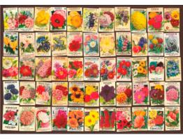 Puzzle D-Toys Collage Vintage, Flores de 1000 Piezas