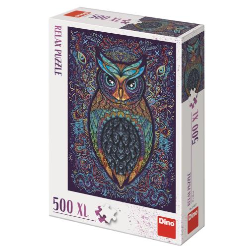 Puzzle Dino Búho XXL de 500 Piezas