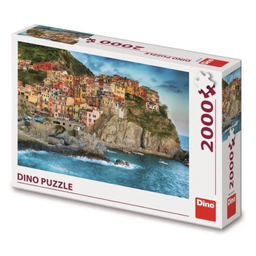 Puzzle Dino Manarola Colorida de 2000 Piezas