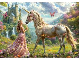 Puzzle Educa Hadas Unicornios y Mariposas de 500 Piezas