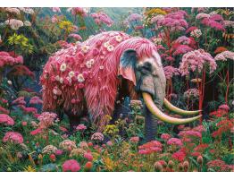 Puzzle Educa Elefante Floral de 1000 Piezas