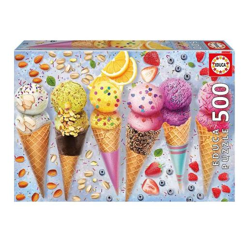 Puzzle Educa Helados de 500 Piezas