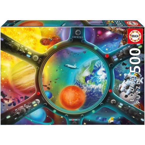 Puzzle Educa Paseo Espacial de 500 Piezas