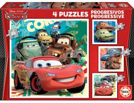 Puzzle Educa Progresivos Cars 2 12+16+20+25