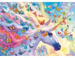 Puzzle Educa Unicornio Arcoíris de 500 Piezas