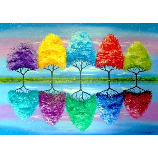Puzzle Enjoy Cada Árbol Tiene su Colorido de 1000 Piezas