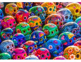 Puzzle Enjoy Calaveras de Colores de 1000 Piezas