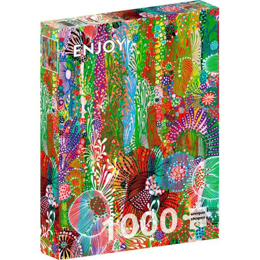 Puzzle Enjoy Cortina Floral de 1000 Piezas