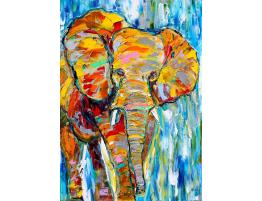 Puzzle Enjoy Elefante Colorido de 1000 Piezas
