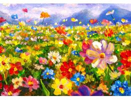 Puzzle Enjoy Prado de Flores de Colores de 1000 Pzs