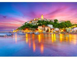 Puzzle Enjoy Pueblo de Vrbnik, Croacia de 1000 Piezas