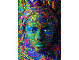 Puzzle Enjoy Retrato de Mujer Colorido de 1000 Piezas