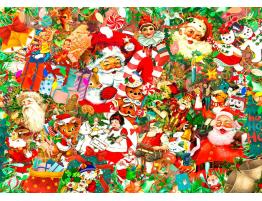 Puzzle Enjoy Una Navidad Vintage de 1000 Piezas