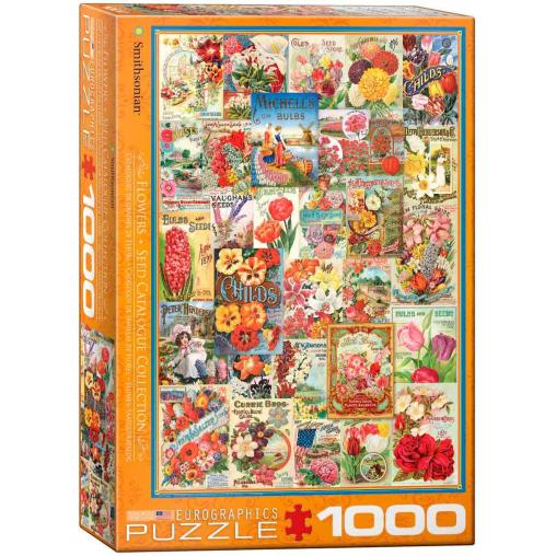 Puzzle Eurographics Catálogos de Semillas de Flores de 1000 Pzs