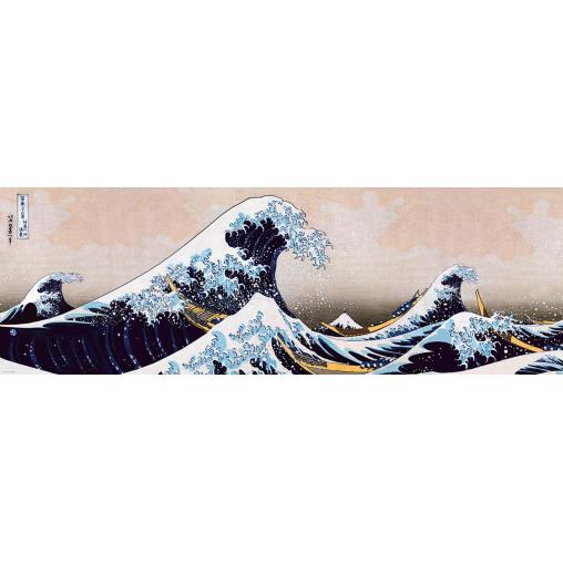 Puzzle Eurographics Panorama La Gran Ola de Kanagawa de 1000 Pz