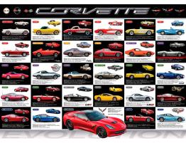 Puzzle Eurographics Evolución del Corvette de 1000 Piezas