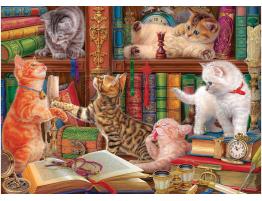 Puzzle Eurographics Gatitos De La Biblioteca de 1000 Piezas