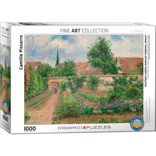Puzzle Eurographics Huerto en Eragny de 1000 Piezas