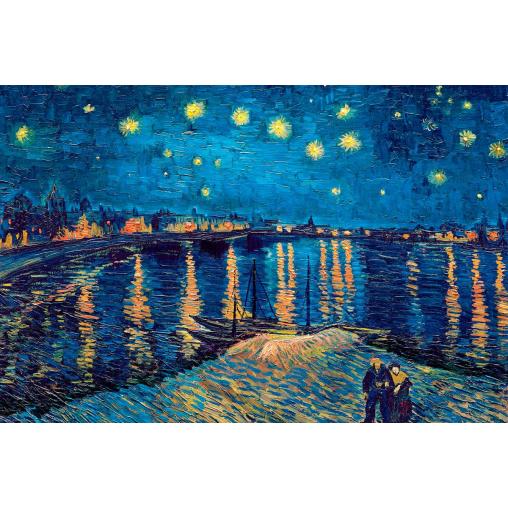 Puzzle Eurographics La Noche Estrellada sobre el Ródano de 1000
