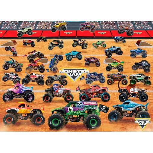 Puzzle Eurographics Monster Jam, Gama de Camiones de 1000 Pieza