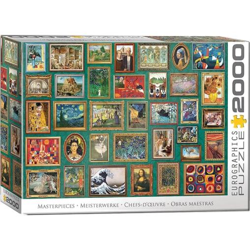Puzzle Eurographics Obras Maestras de 2000 Piezas