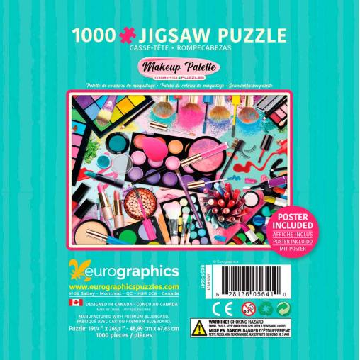 Puzzle Eurographics Paleta de Colores, Lata de 1000 Pzs