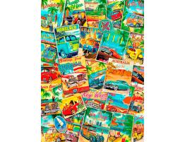 Puzzle Eurographics Publicidades Vintage de Viajes de 1000 Piez