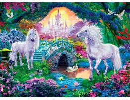 Puzzle Eurographics Unicornios en el Mundo de Hadas XXL 500p