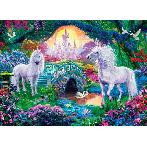 Puzzle Eurographics Unicornios en el Mundo de Hadas XXL 500p