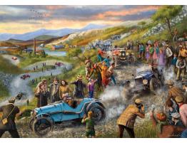 Puzzle Falcon Rally de Coches Vintage de 1000 Piezas