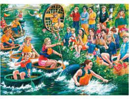 Puzzle Falcon Regata de Coracles de 1000 Piezas