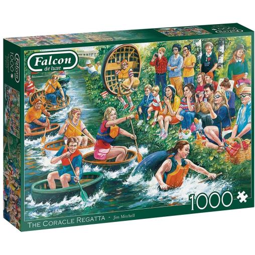Puzzle Falcon Regata de Coracles de 1000 Piezas