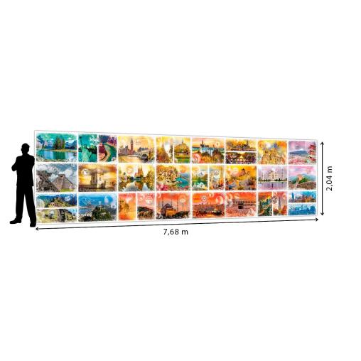 Puzzle Grafika Viajando Alrededor del Mundo de 48000 Piezas