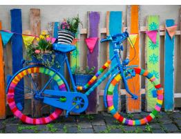 Puzzle Grafika Mi Hermosa Bicicleta Colorida de 1500 Piezas