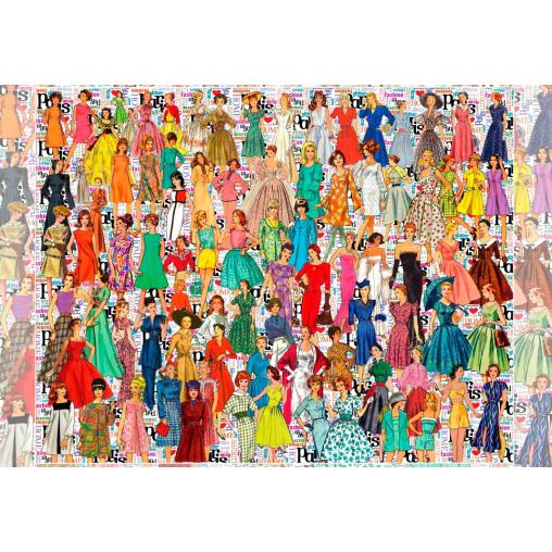 Puzzle Grafika Recuerdos De Moda de 1000 Piezas