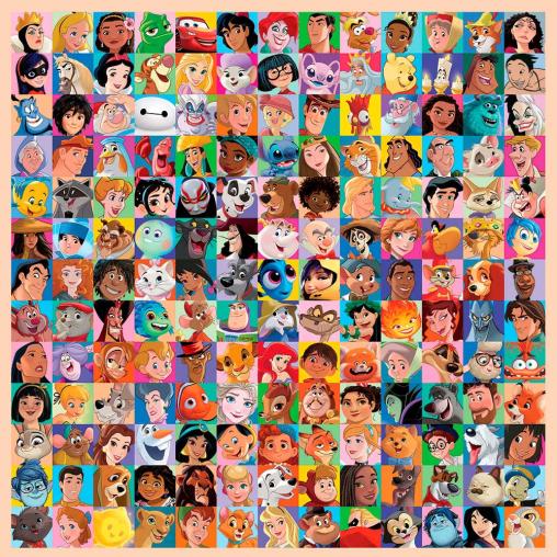 Puzzle Hachette Quién es Quién Disney de 1000 Piezas