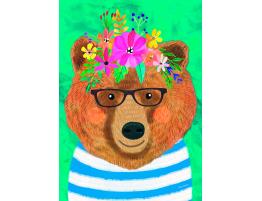 Puzzle Heye Oso Florido de 1000 Piezas