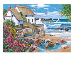 Puzzle House Of Puzzles Cabañas Marinas XXL 500 Piezas
