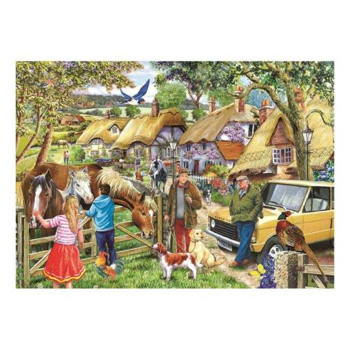 Puzzle House Of Puzzles Caballos y Sabuesos XXL 500 Piezas