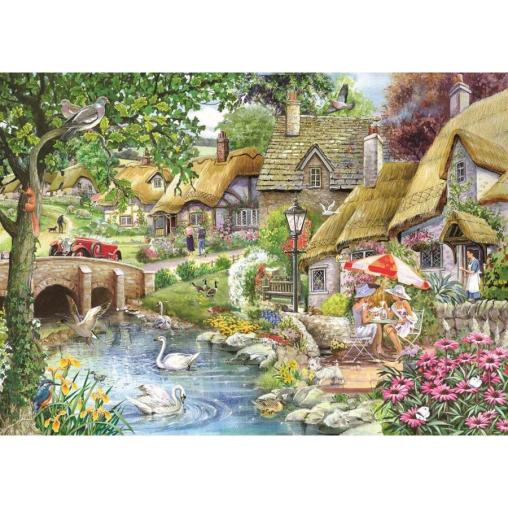 Puzzle House Of Puzzles Café Matutino de 1000 Piezas