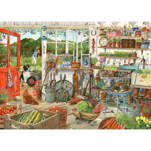 Puzzle House Of Puzzles Cobertizo de Jardinería 1000 Piezas