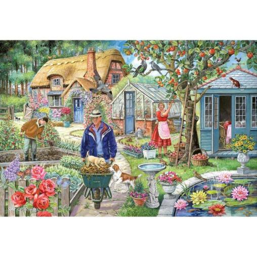 Puzzle House Of Puzzles En el Jardín 1000 Piezas