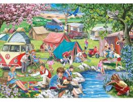 Puzzle House Of Puzzles Camping Perfecto de 1000 Piezas