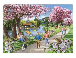 Puzzle House Of Puzzles Florecimiento del Manzano de 1000 Piezas