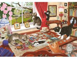 Puzzle House Of Puzzles Gatitos Puzzleros 1000 Piezas