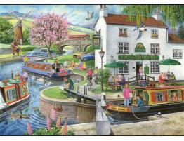 Puzzle House Of Puzzles Junto al Canal 1000 Piezas